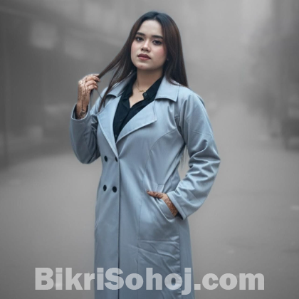 Stylish Ladies Overcoat ( Button System)